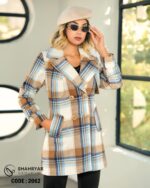با پالتو چهارخونه پشمی 2062 استایل شیک داشته باشید - تصویر 2