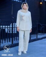 شومیز شلوار گلدوزی شده با کد ۲۰۱۶