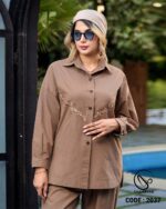 شومیز شلوار لینن لوک کد ۲۰۳۷