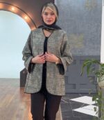 کت ژاکارد مروارید دوزی کد 2071 - تصویر 18