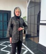 کت ژاکارد مروارید دوزی کد 2071 - تصویر 20