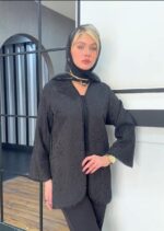 کت ژاکارد مروارید دوزی کد 2071 - تصویر 17