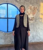 کت سارافون خرج کار هندی کد 2075 - تصویر 20