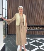 کت سارافون خرج کار هندی کد 2075 - تصویر 18