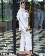 ست مانتو شلوار لینن راه راه کد ۲۰۲۴ - تصویر 4