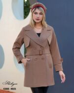 بارانی یقه انگلیسی کوتاه - تصویر 8