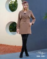 بارانی یقه انگلیسی کوتاه - تصویر 4