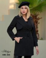 بارانی یقه انگلیسی کوتاه - تصویر 3