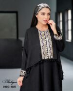 کت سارافون سرهمی لینن لوک با خرجکار هندی