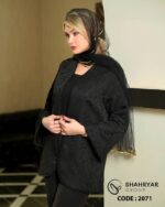 کت ژاکارد مروارید دوزی کد 2071 - تصویر 3