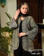 کت ژاکارد مروارید دوزی کد 2071 - تصویر 5