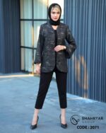 کت ژاکارد مروارید دوزی کد 2071 - تصویر 8