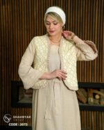 کت سارافون خرج کار هندی کد 2075 - تصویر 2