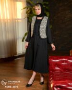 کت سارافون خرج کار هندی کد 2075 - تصویر 8