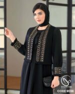 کت سارافون با خرجکار هندی کد 9036 - تصویر 2