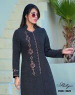 فوتر یقه ایستاده گلدوزی - تصویر 2
