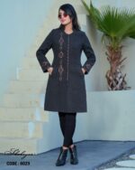 فوتر یقه ایستاده گلدوزی - تصویر 4
