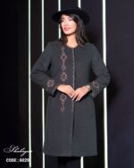 فوتر یقه ایستاده گلدوزی - تصویر 6