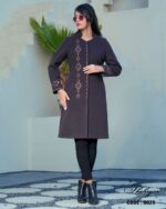 فوتر یقه ایستاده گلدوزی - تصویر 5
