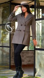 فوتر جناغی یقه بلیزر کد 2056 - تصویر 2