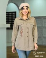 شومیز کج راه گلدوزی کد 2050