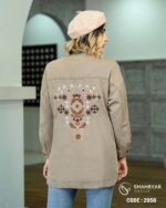 شومیز کج راه گلدوزی کد 2050 - تصویر 9