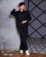 ست کتان گلدوزی درخت کج راه کد 2046 - تصویر 6