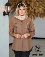  شومیز لینن گلدوزی شده کد ۲۰۱۳ - تصویر 9