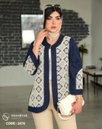 کت لینن خرجکار هندی کد 2076 - تصویر 5