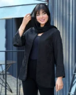 کت لینن مشکی