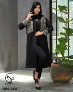 مانتو خرجکار دار کد 2036 - تصویر 2