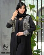 مانتو خرجکار دار کد 2036 - تصویر 3