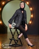 کت عمده ژاکارد آستین پلیسه کد 2074 - تصویر 9