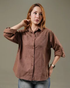 خرید و قیمت شومیز زنانه لینن آستین بلند ۵۰۳۰